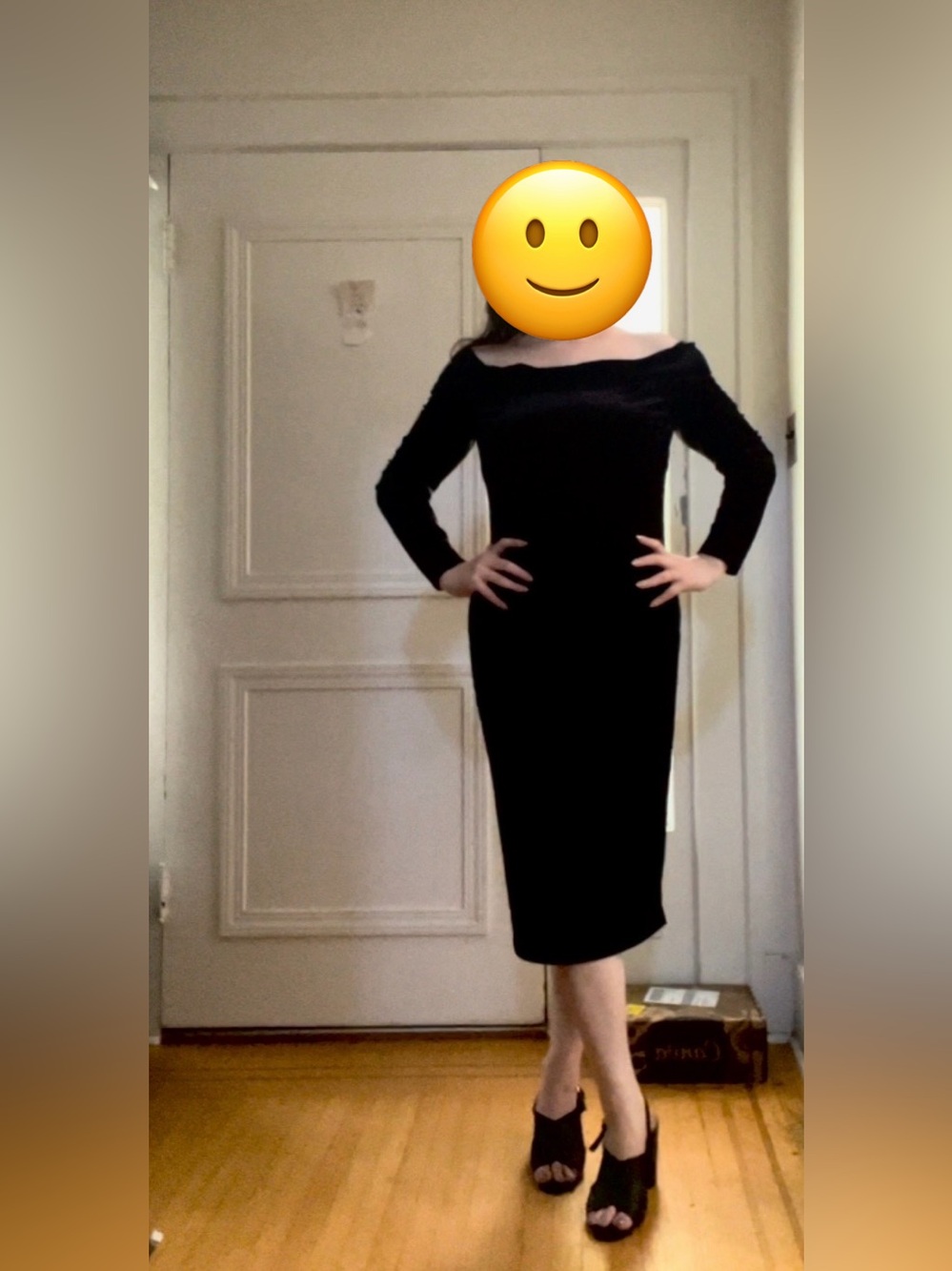 Club L London Velvet Off the Shoulder Dress